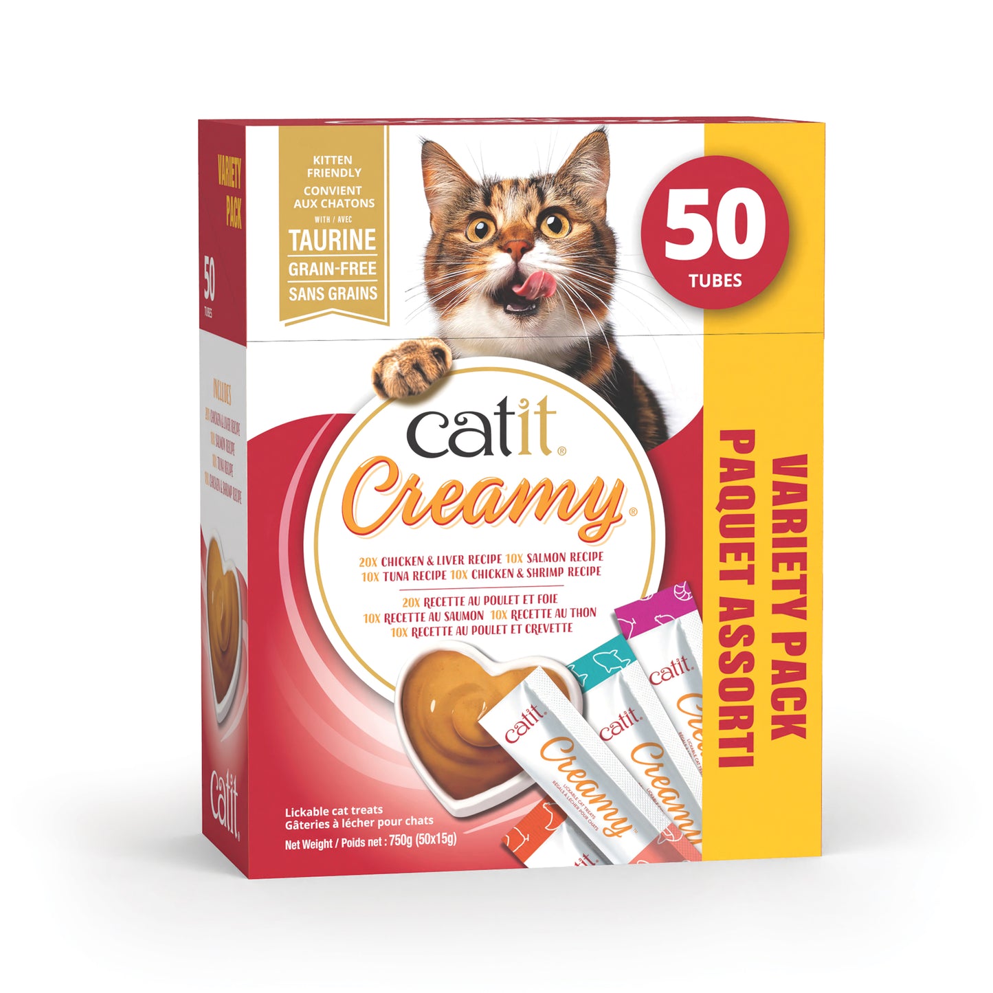 *PREORDER* Catit - Creamy Multipack Cat Treat - 50PK