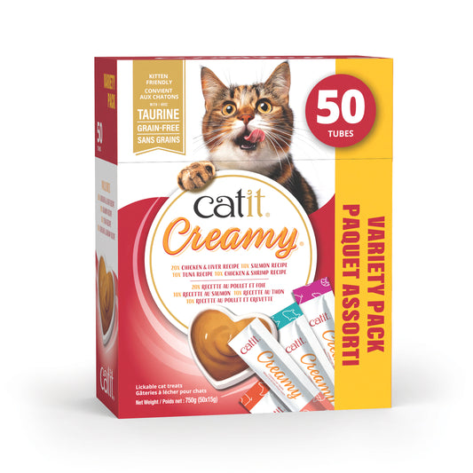 *S.O. - Call for Estimated Arrival* Catit - Creamy Multipack Cat Treat - 50PK