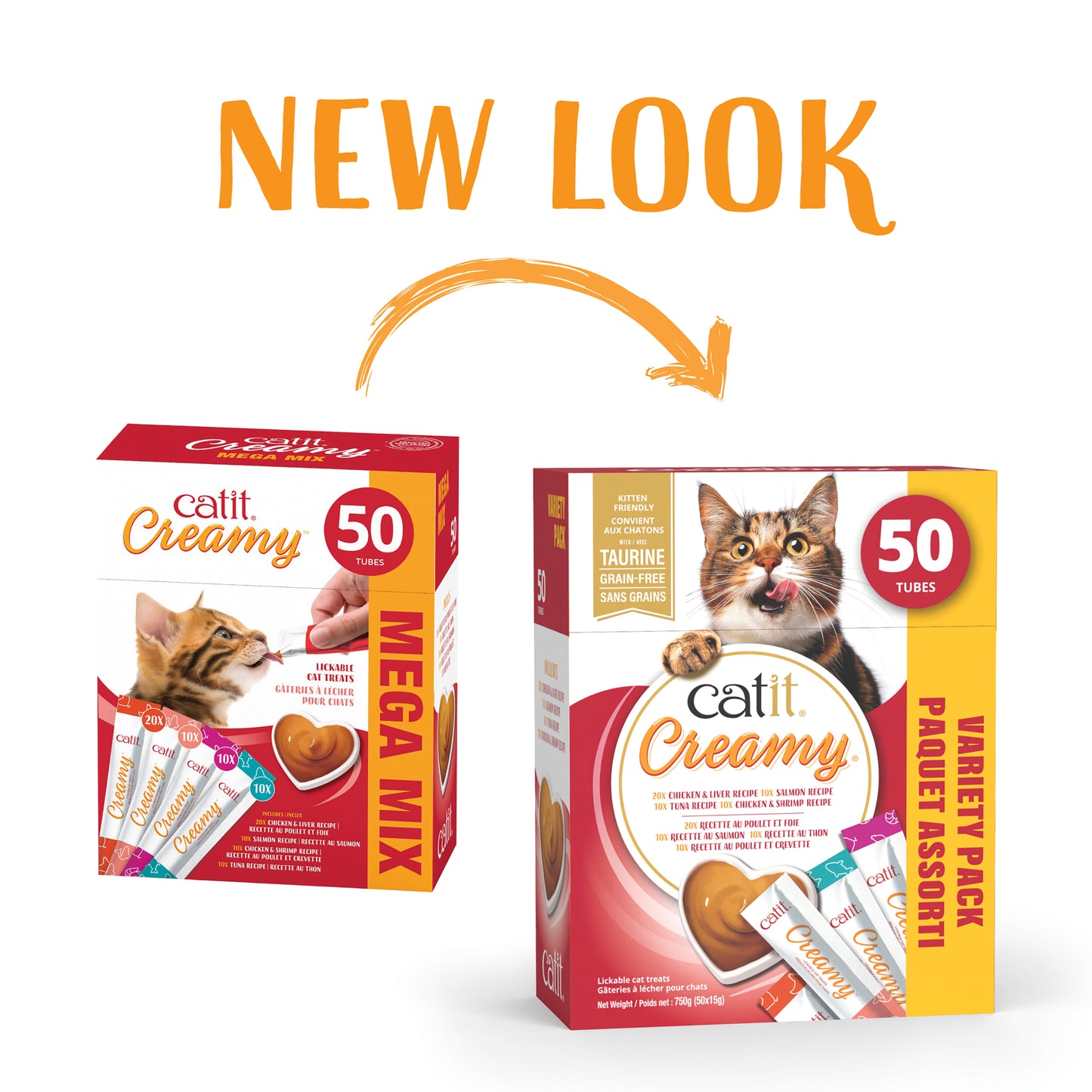 *PREORDER* Catit - Creamy Multipack Cat Treat - 50PK