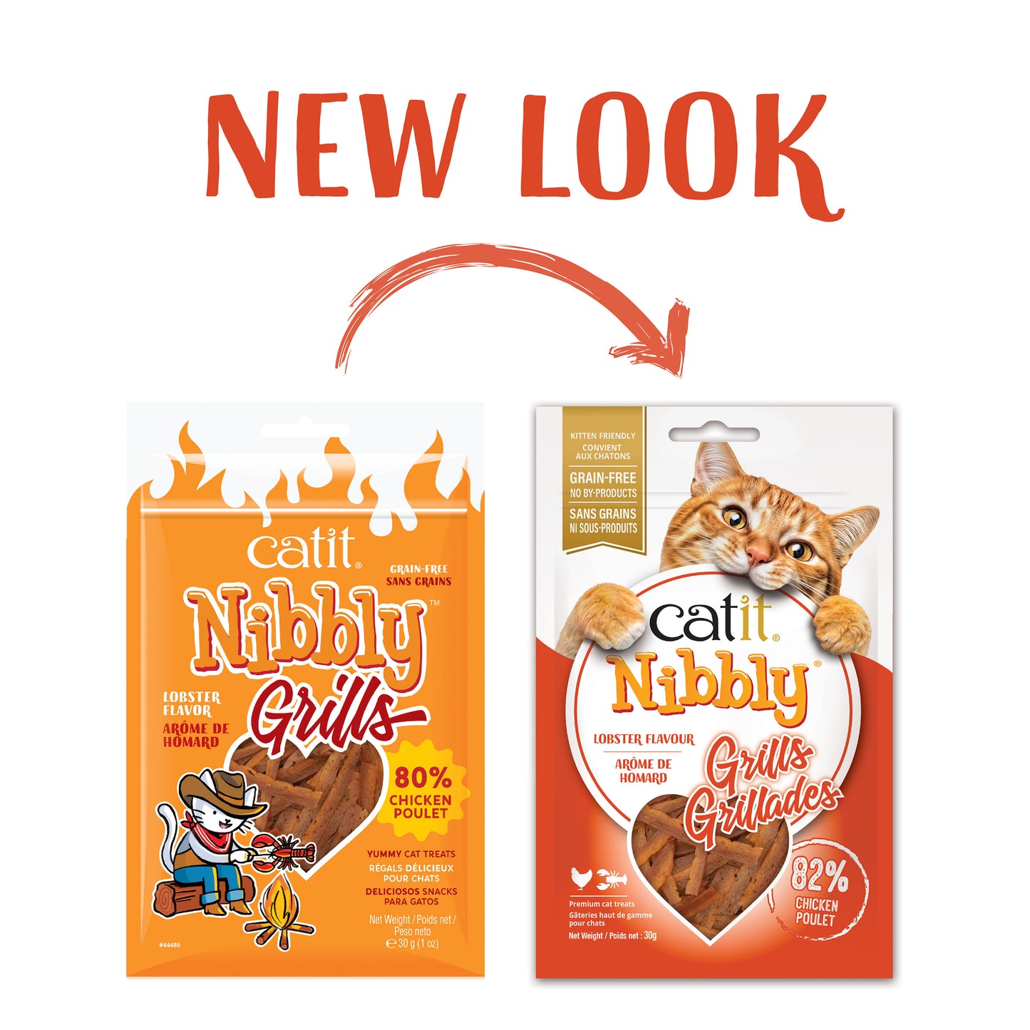 Catit - Nibbly Grills CHICKEN and LOBSTER Flavour Cat Treat - 30GM (1oz)