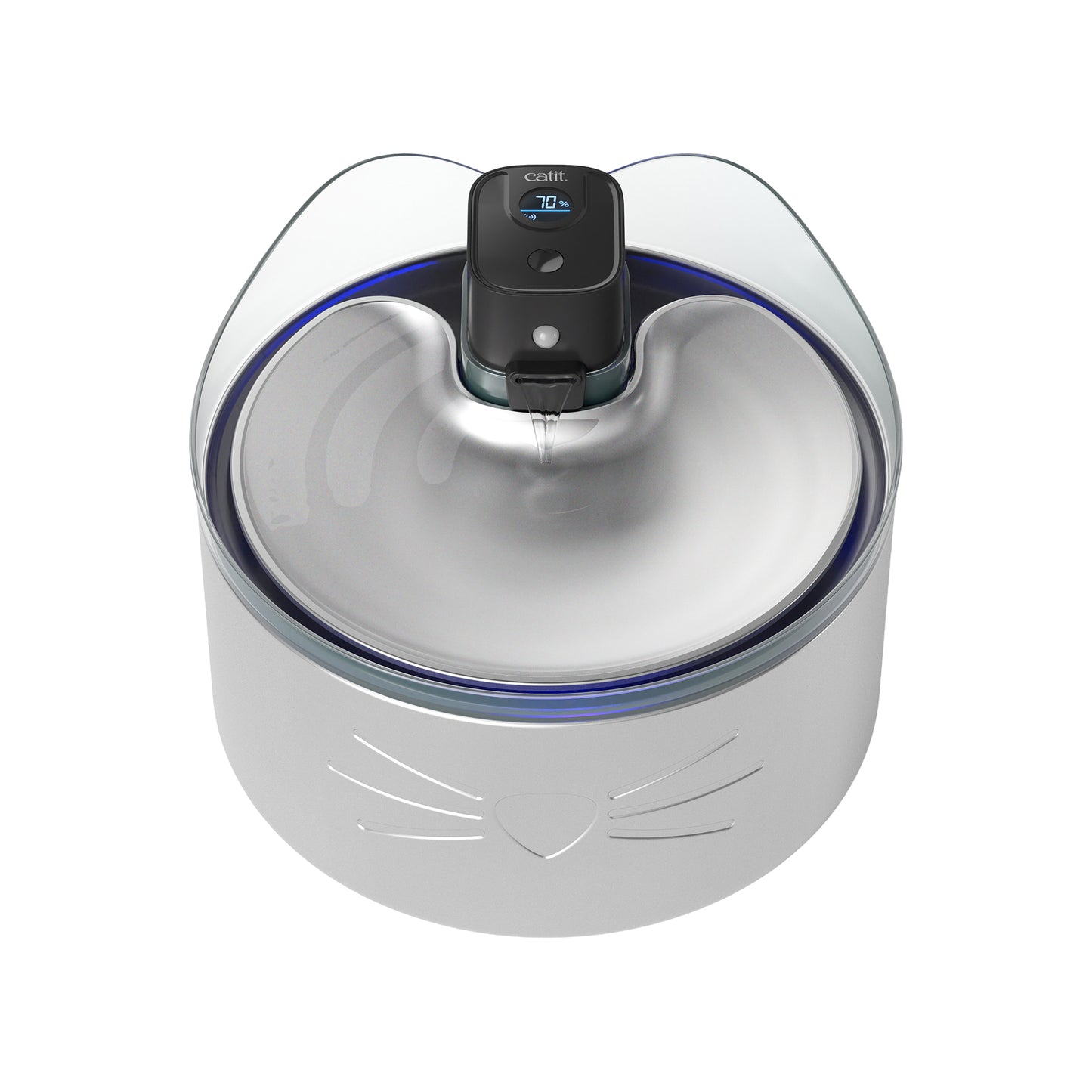 Catit - PIXI Cordless Stainless Steel UV-C Drinking Fountain - 5L (1.3gal)