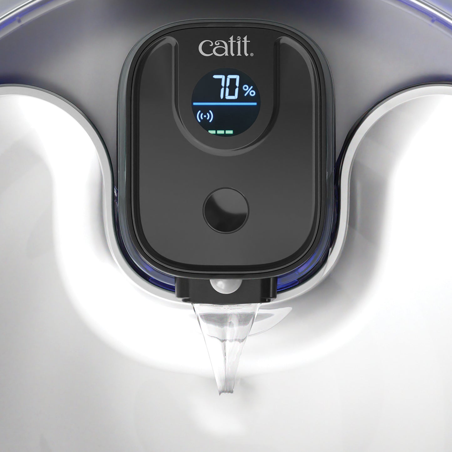Catit - PIXI Cordless Stainless Steel UV-C Drinking Fountain - 5L (1.3gal)