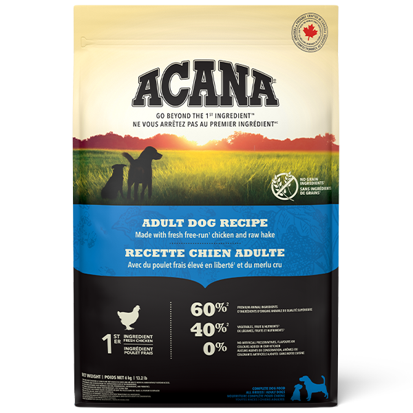 Champion Foods - Acana - ADULT Dry Dog Food - 6KG (13.2lb)