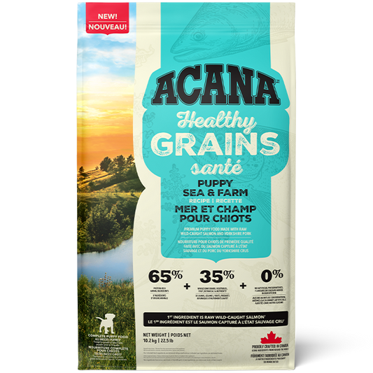 Champion Foods - Acana - HEALTHY GRAINS Puppy SEA & FARM Dry Dog Food - 10.2KG (22.5lb)