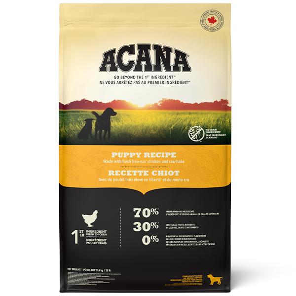 Champion Foods - Acana - PUPPY Dry Dog Food - 11.4KG (25lb)