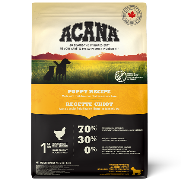 Champion Foods - Acana - PUPPY Dry Dog Food - 2KG (4.4lb)