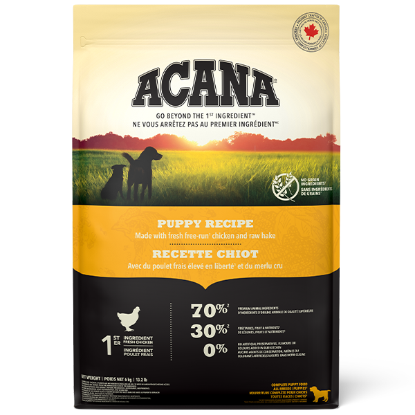 Champion Foods - Acana - PUPPY Dry Dog Food - 6KG (13.2lb)