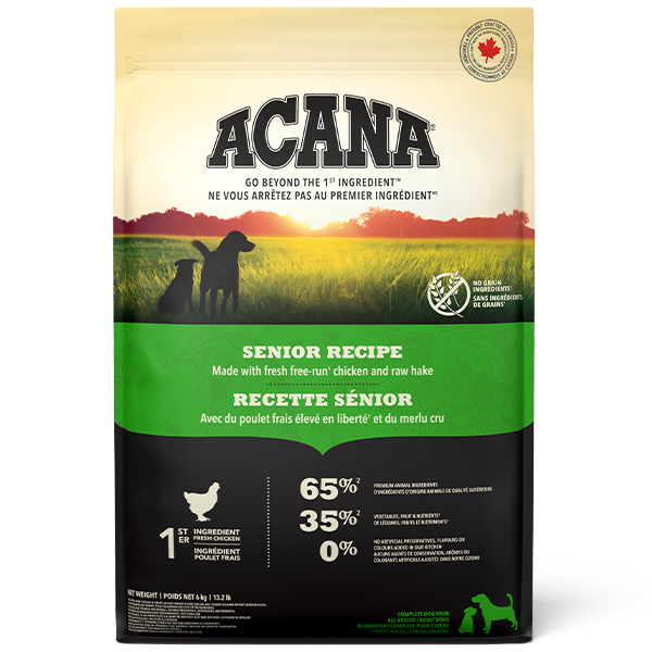 Champion Foods - Acana - SENIOR Dry Dog Food - 6KG (13.2lb)