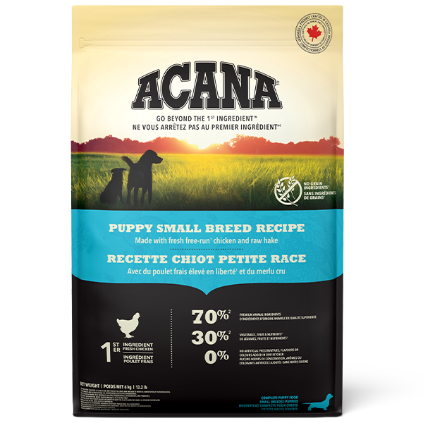 Champion Foods - Acana - SMALL BREED PUPPY Dry Dog Food - 6KG (13.2lb)