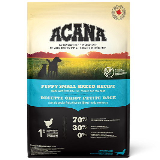 Champion Foods - Acana - SMALL BREED PUPPY Dry Dog Food - 6KG (13.2lb)