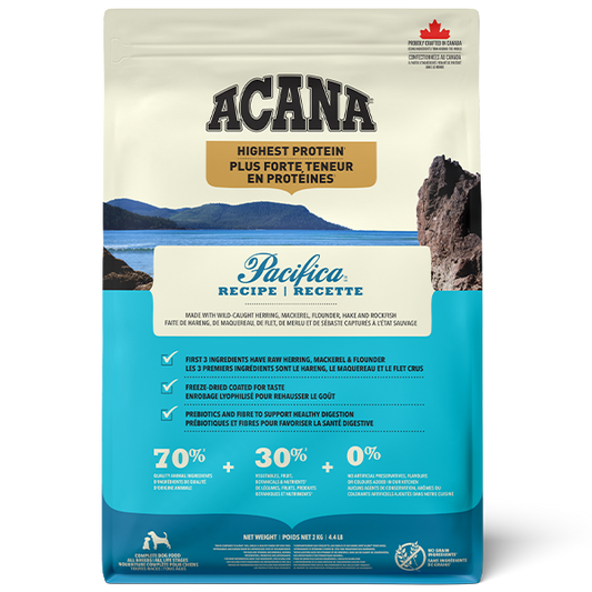 Champion Foods - Acana REGIONALS - PACIFICA Dry Dog Food - 2KG (4.4lb)