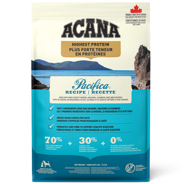 Champion Foods - Acana REGIONALS - PACIFICA Dry Dog Food - 6KG (13.2lb)