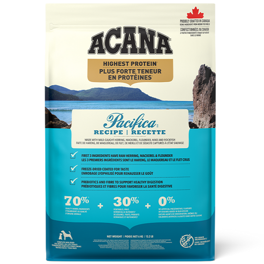 Champion Foods - Acana REGIONALS - PACIFICA Dry Dog Food - 6KG (13.2lb)