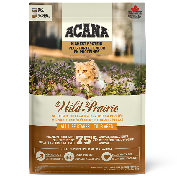 Champion Foods - Acana WILD PRAIRIE Enhanced Dry Cat Food - 4.5KG (10lb)