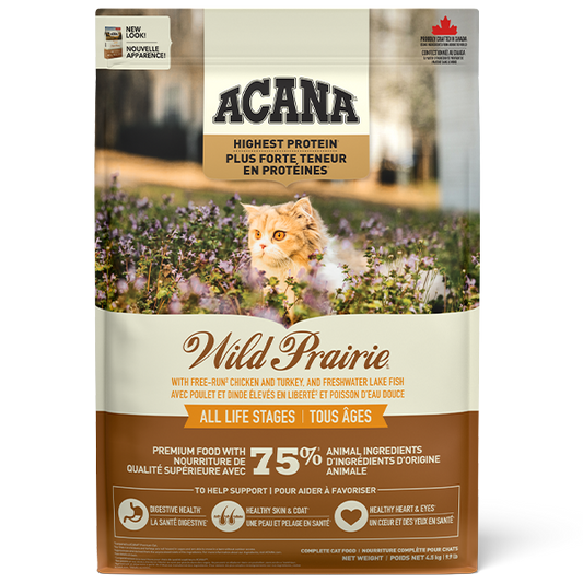 Champion Foods - Acana WILD PRAIRIE Enhanced Dry Cat Food - 4.5KG (10lb)