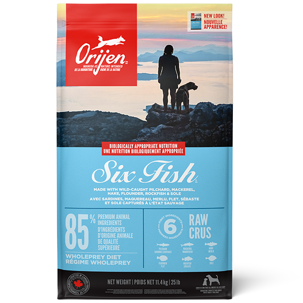 Champion Foods - Orijen 6 FISH Dry Dog Food - 11.4KG (25lb)