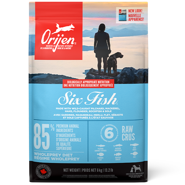 Champion Foods - Orijen 6 FISH Dry Dog Food - 6KG (13.2lb)