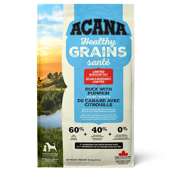 Champion Foods - ACANA Healthy Grains DUCK with PUMPKIN Dry Dog Food
