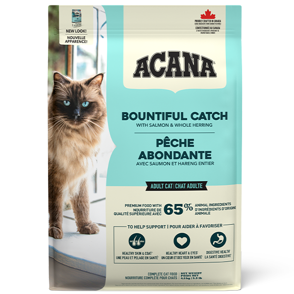 Champion Foods - Acana BOUNTIFUL CATCH Dry Cat Food - 4.5KG (10lb)
