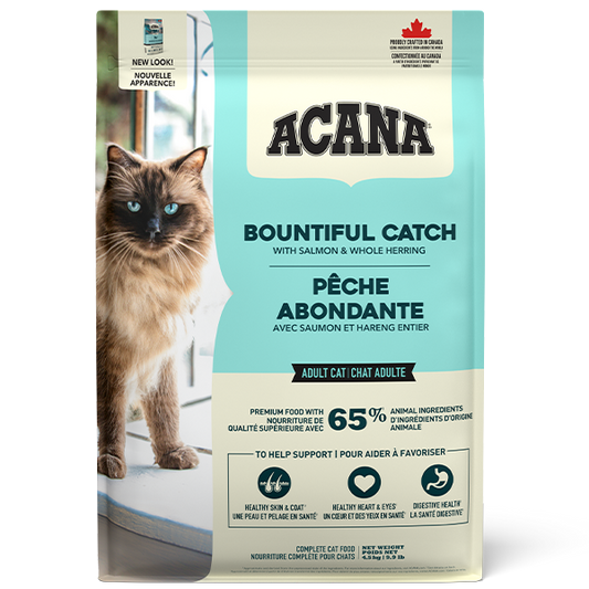 Champion Foods - Acana BOUNTIFUL CATCH Dry Cat Food - 4.5KG (10lb)