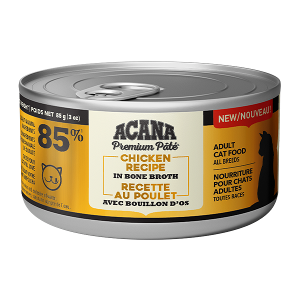*S.O. - Up to 2 Week Wait* Champion Foods - Acana CHICKEN in Bone Broth Wet Cat Food - 85GM (3oz)