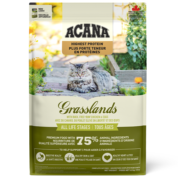 Champion Foods - Acana GRASSLANDS Enhanced Dry Cat Food - 4.5KG (10lb)