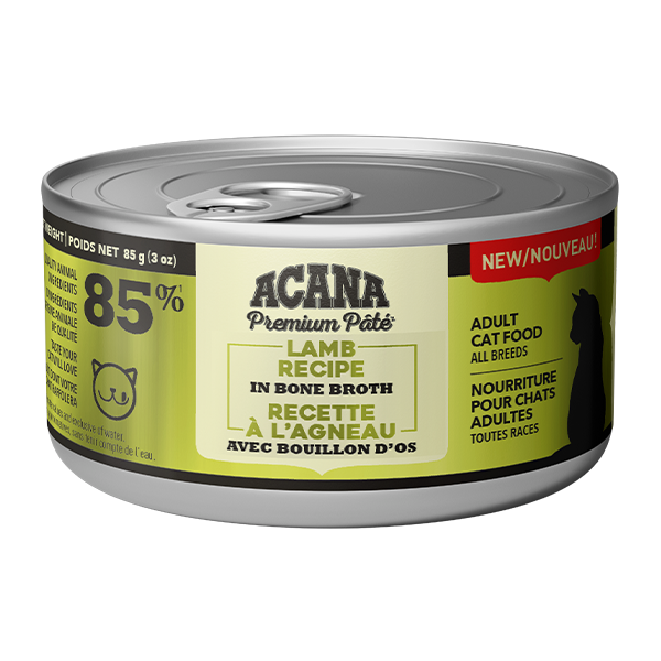 *S.O. - Up to 2 Week Wait* Champion Foods - Acana LAMB in Bone Broth Wet Cat Food - 85GM (3oz)