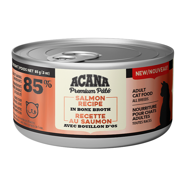 Champion Foods - Acana SALMON in Bone Broth Wet Cat Food - 85GM (3oz)