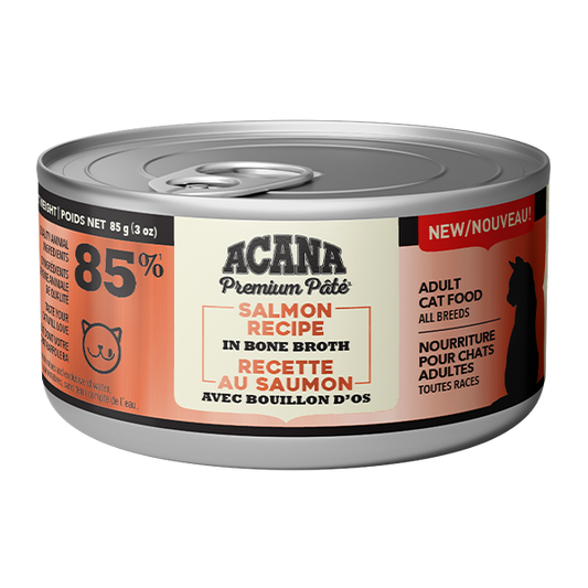 Champion Foods - Acana SALMON in Bone Broth Wet Cat Food - 85GM (3oz)
