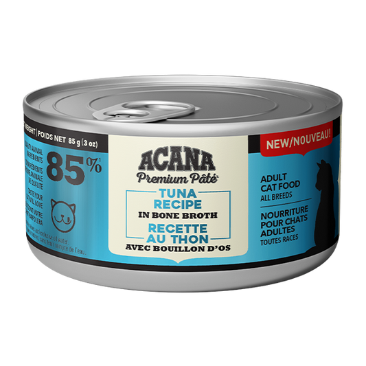 *S.O. - Up to 2 Week Wait* Champion Foods - Acana TUNA in Bone Broth Wet Cat Food - 85GM (3oz)