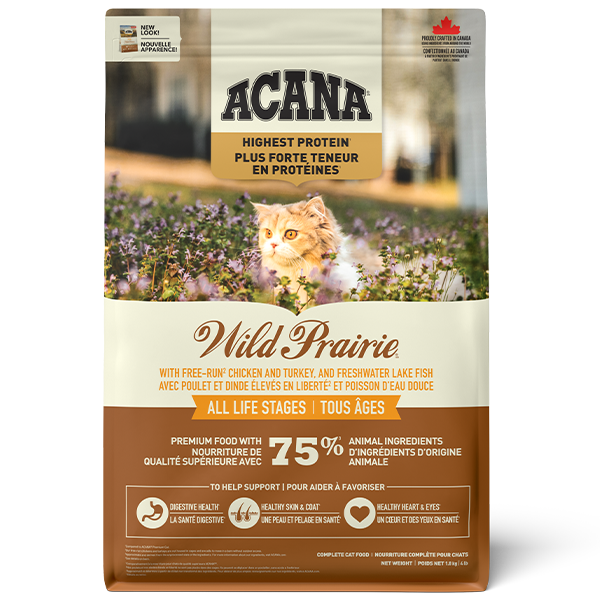 Champion Foods - Acana WILD PRAIRIE Enhanced Dry Cat Food - 1.8KG (4lb)