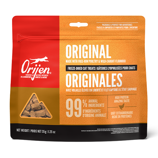 Champion Foods - Orijen - Freeze-Dried Treats ORIGINAL Cat Treat - 35GM (1.25oz)