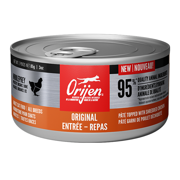*S.O. - Up to 2 Week Wait* Champion Foods - Orijen ORIGINAL Entrée Wet Cat Food - 85GM (3oz)