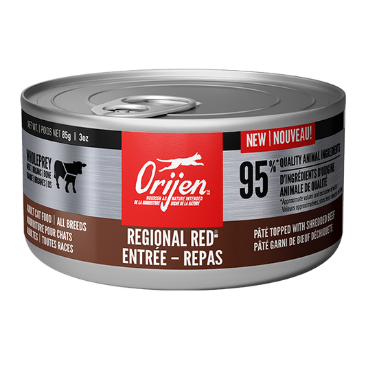 *S.O. - Up to 2 Week Wait* Champion Foods - Orijen REGIONAL RED Entrée Wet Cat Food - 85GM (3oz)