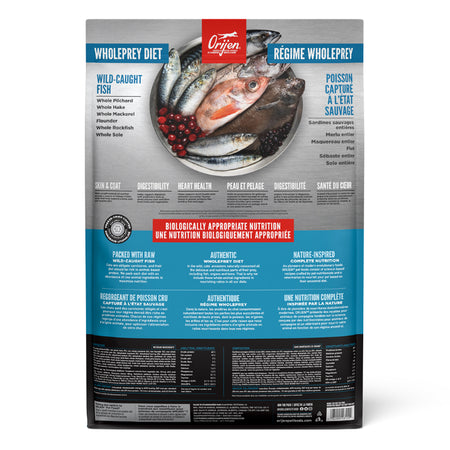 Champion Foods - Orijen SIX FISH Dry Cat Food - 1.8KG (3.97lb)