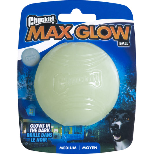 *DNR* Chuckit! - Max Glow Ball Dog Toy - MEDIUM - 6.35CM (2.5in)