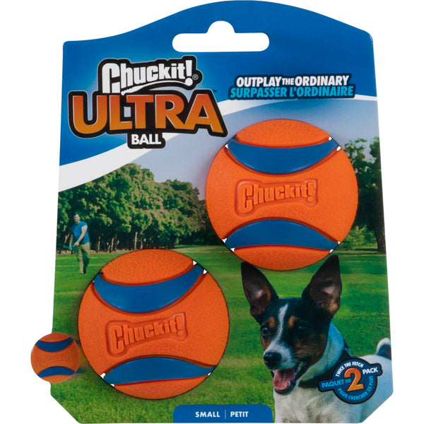 Chuckit! - Ultra Ball Float Dog Toy - SMALL - 5CM (2in) - 2PK