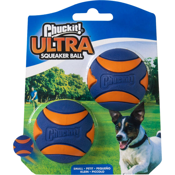 Chuckit! - Ultra Squeaker Ball Dog Toy - SMALL - 5CM (2in) - 2PK