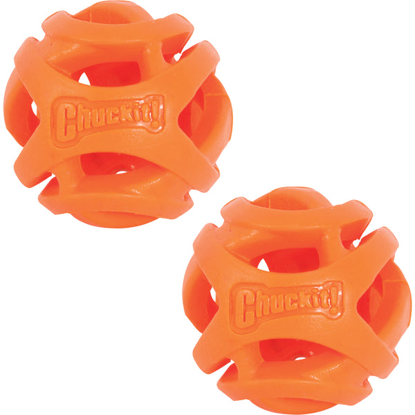 Chuckit! - Breathe Right Fetch Ball Dog Toy - SMALL - 5.5CM (2in) - 2PK