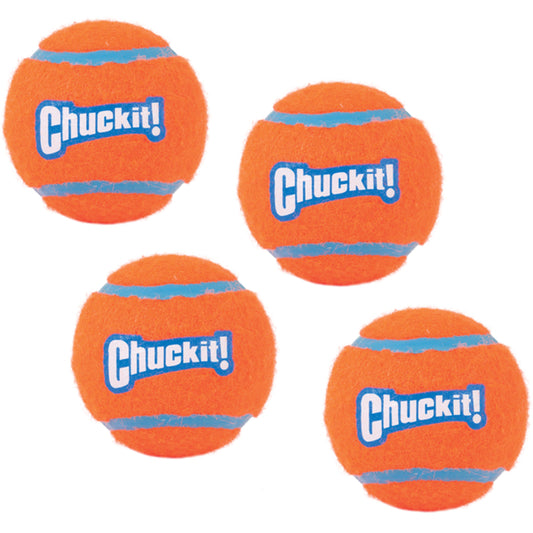 Chuckit! - Tennis Balls Dog Toy - MEDIUM - 6.5CM (2.5in) - 4PK