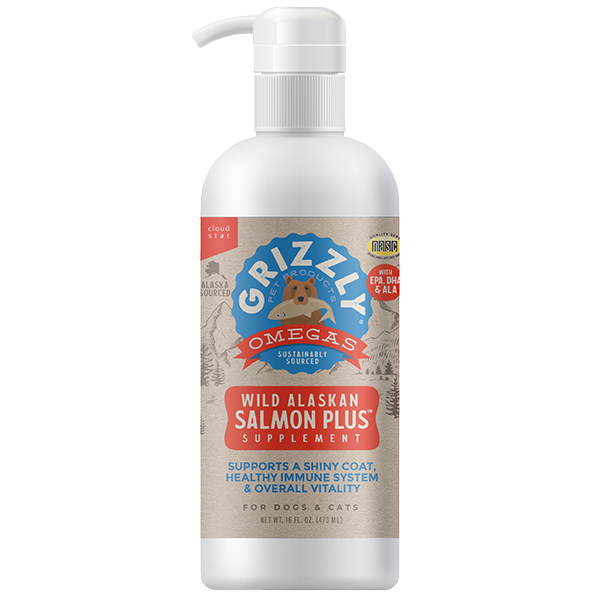 Cloud Star - Grizzly Salmon Plus Oil Liquid Supplement - 473ML (16oz)