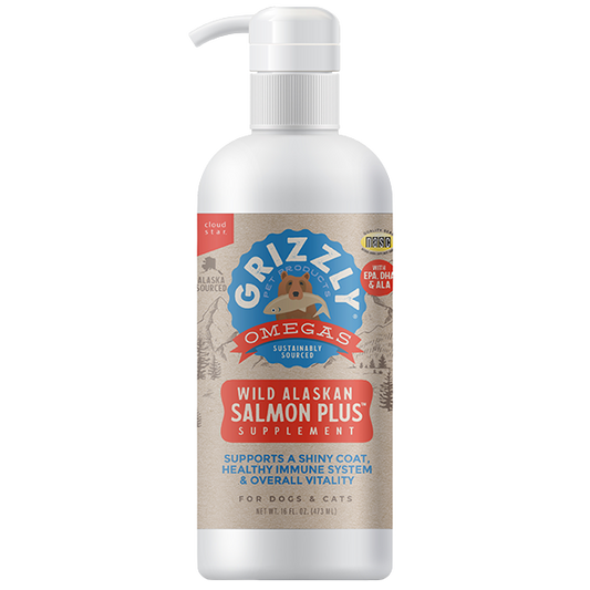 Cloud Star - Grizzly Salmon Plus Oil Liquid Supplement - 473ML (16oz)