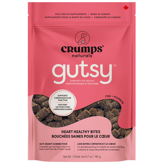 Crumps' Naturals - Gutsy HEART Healthy Bites Dog Treat - 190GM (6.7oz)
