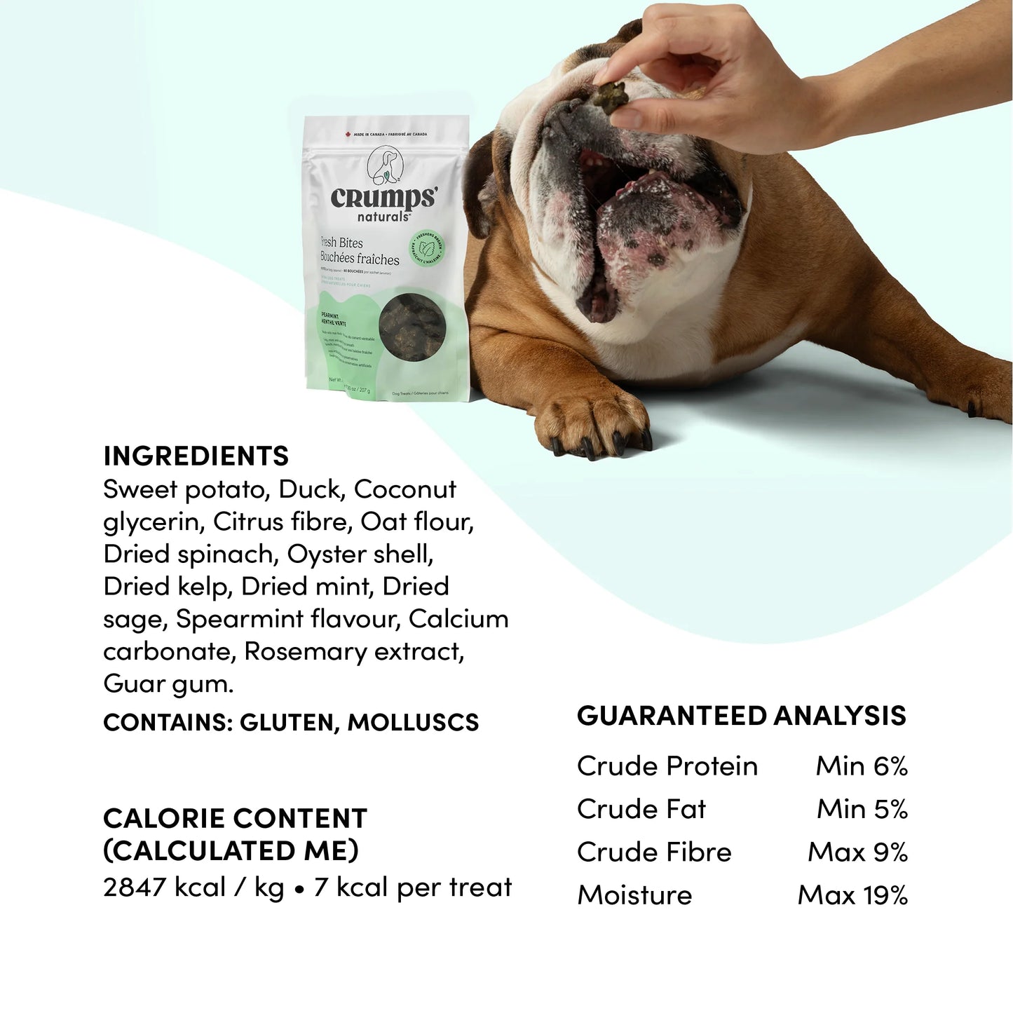 Crumps' Naturals - Fresh Bites Dog Treat - 207GM (7.3oz)