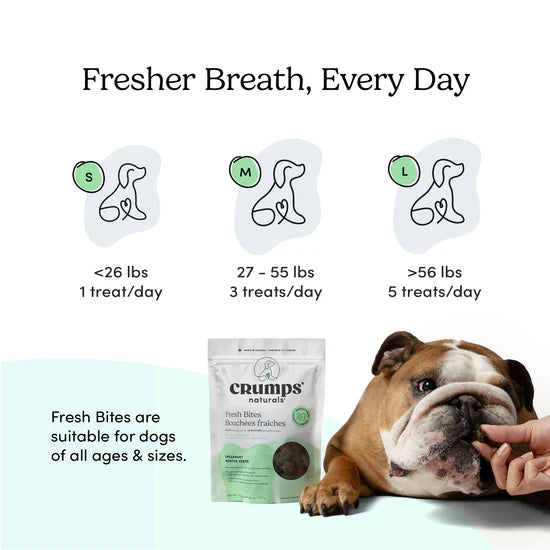 Crumps' Naturals - Fresh Bites Dog Treat - 207GM (7.3oz)