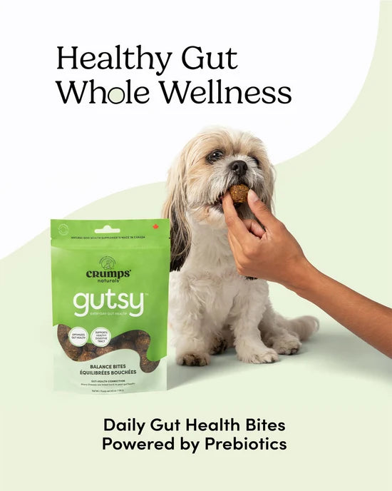 Crumps' Naturals - Gutsy BALANCE Bites Dog Treat - 130GM (4.6oz)