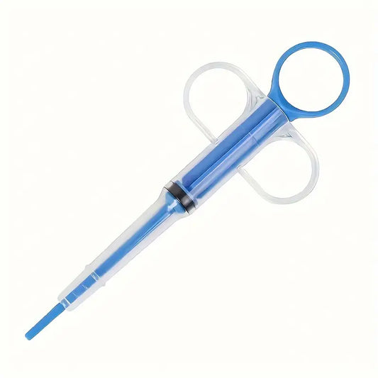 Dual-Use Pet Medicine Syringe with Soft Tip - Easy Pill Dispenser for Cats and Small Animals - 15CM (6in)