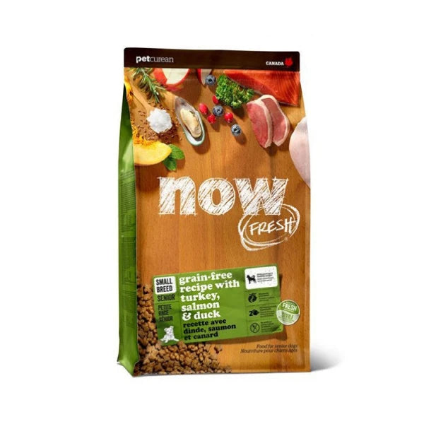 Petcurean - NOW TURKEY SALMON DUCK SMALL BREED Senior Dry Dog Food