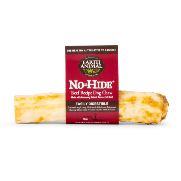 *S.O. - Up to 2 Week Wait* Earth Animal - Dog No Hide Chew - Grass Fed BEEF Dog Chew - MEDIUM - 60GM (2.1oz) - 1PK