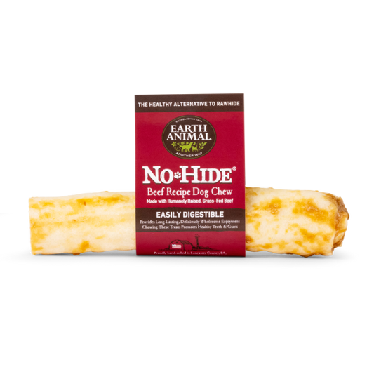 *S.O. - Up to 2 Week Wait* Earth Animal - Dog No Hide Chew - Grass Fed BEEF Dog Chew - MEDIUM - 60GM (2.1oz) - 1PK